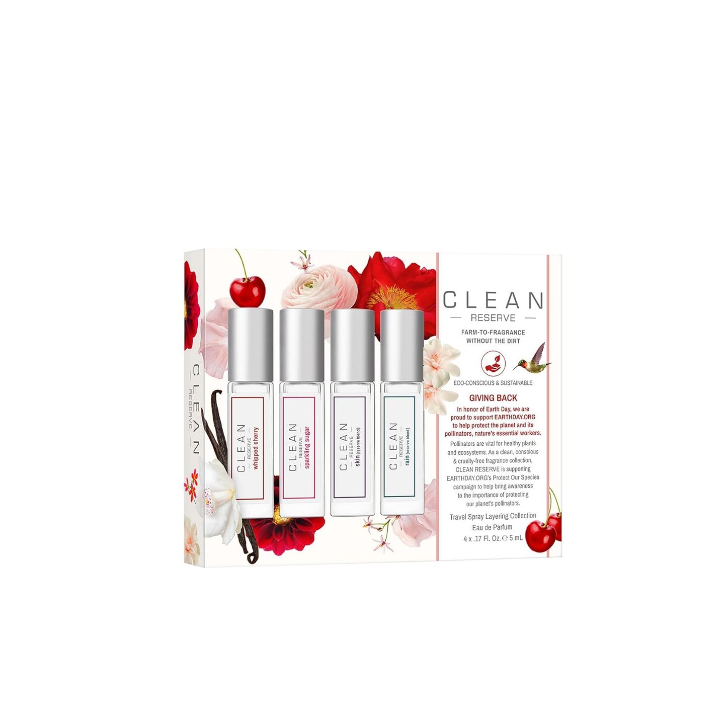 CLEAN RESERVE Fragrance Discovery Gift Set - Layerable Travel Mini Perfumes | Vegan & Long Lasting