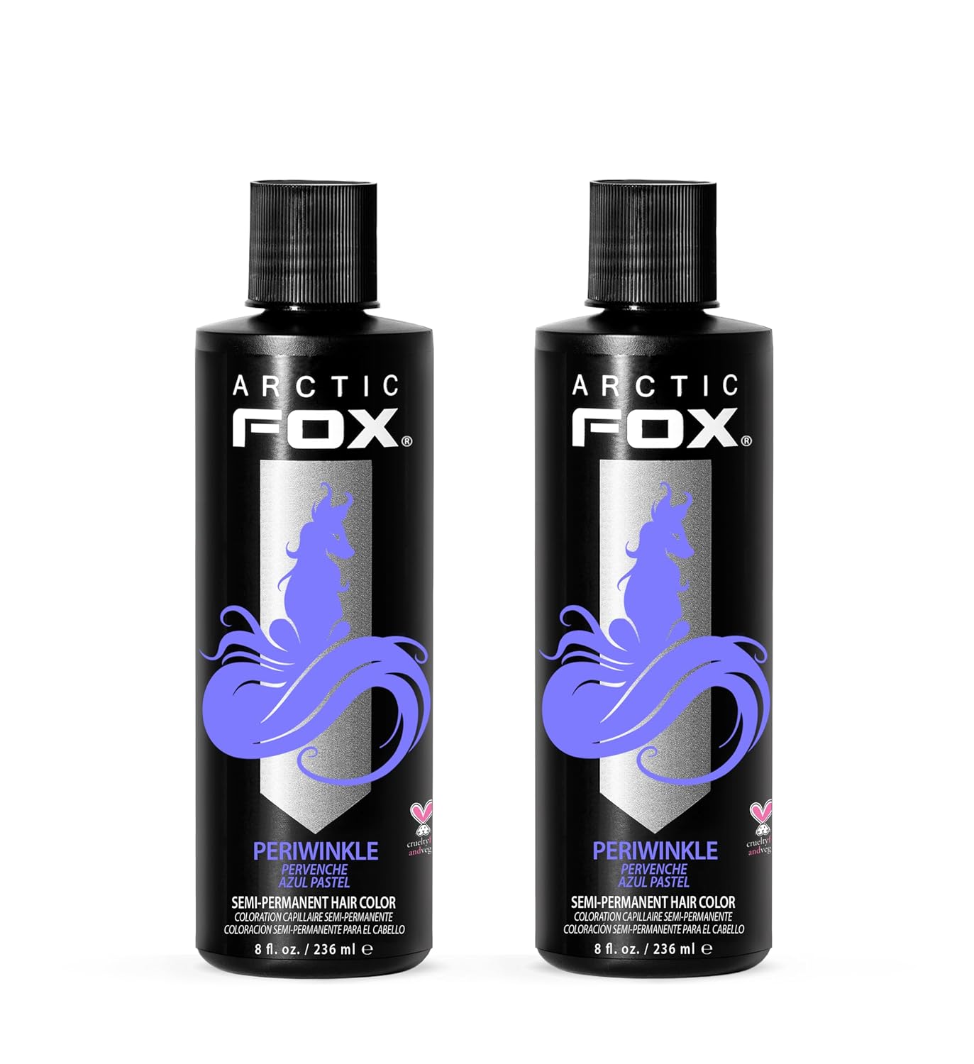 Arctic Fox Semi-Permanent Hair Dye - Vibrant Purple AF Color | Vegan, Ammonia-Free, 4 Fl Oz