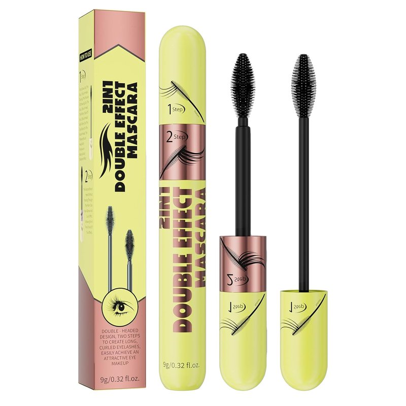Black Tubing Mascara for Volume & Length - Waterproof, No Smudge Formula for Soft, Full Lashes