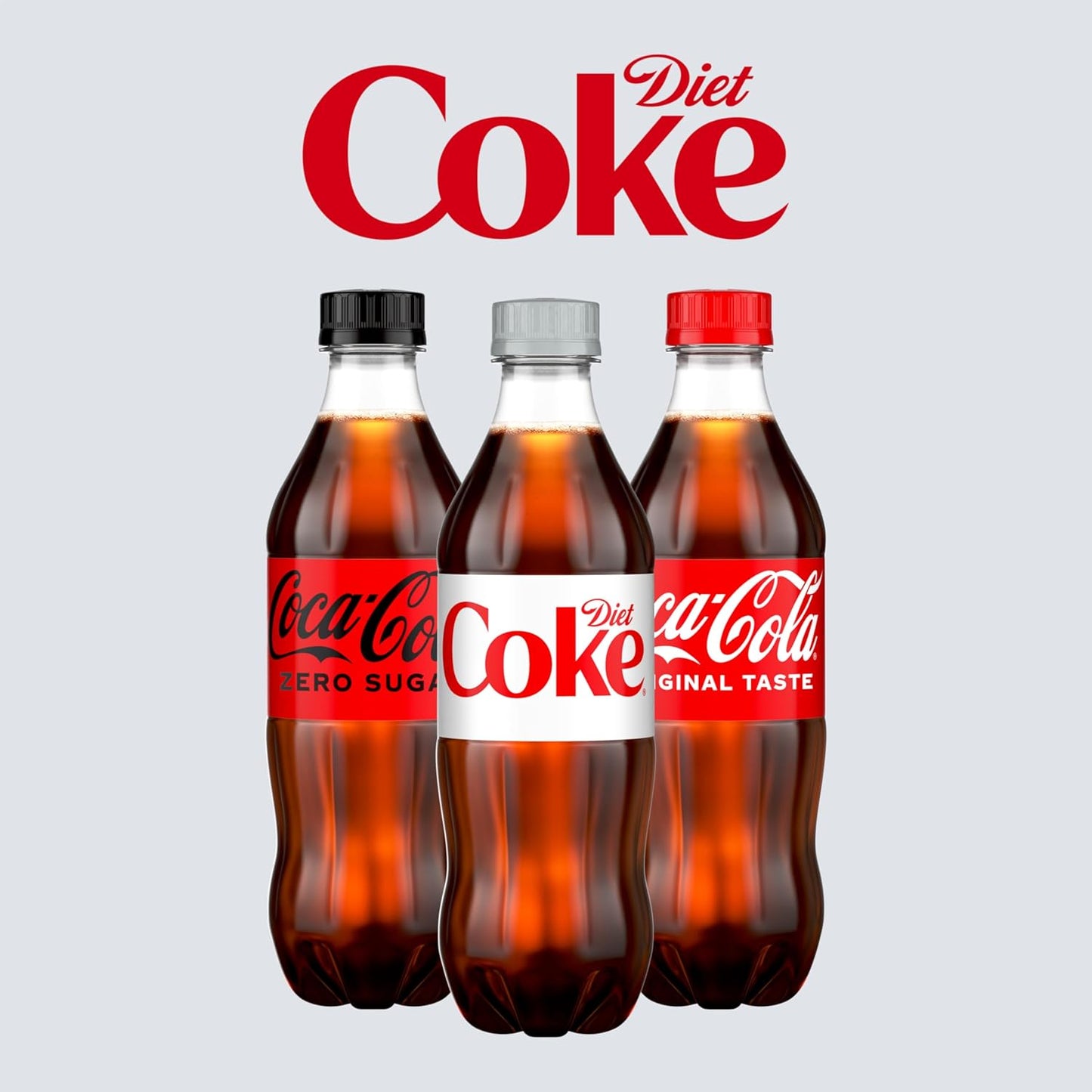 Diet Coke - Refreshing Diet Soda, 16.9 Fl Oz Bottles | 6 Pack of Cola Soft Drinks