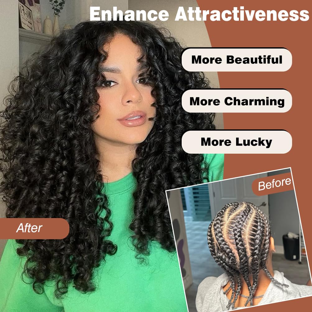 Pixie Curly Feather Crochet Human Hair 24 Inch 60g/pack Miracle Knots Hair 16A Curly Human Hair Crochet for Black Women Brazilian Invisible Pre-Separated Raw Human Crochet Hair Natural Color