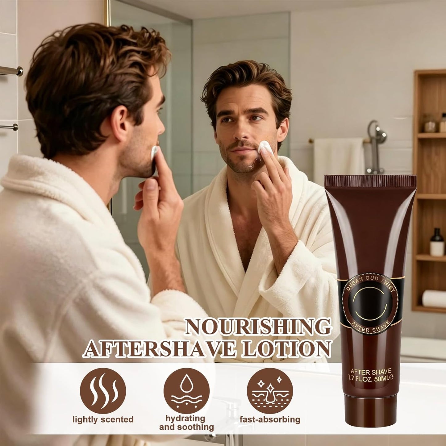 Men's Cologne Gift Set - 20ml Eau Fraiche & 50ml Moisturizing Aftershave Balm | Perfect for Birthdays, Father's Day, Christmas