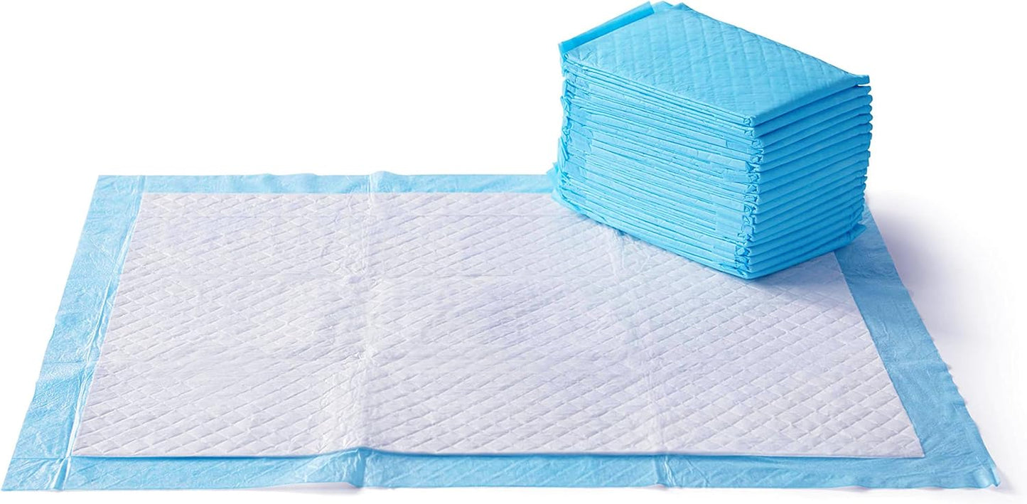 Super Absorbent Dog Potty Pads - Leak-Proof 5-Layer Quick-Dry Design | X-Large 28 x 34 Inch, 25-Pack