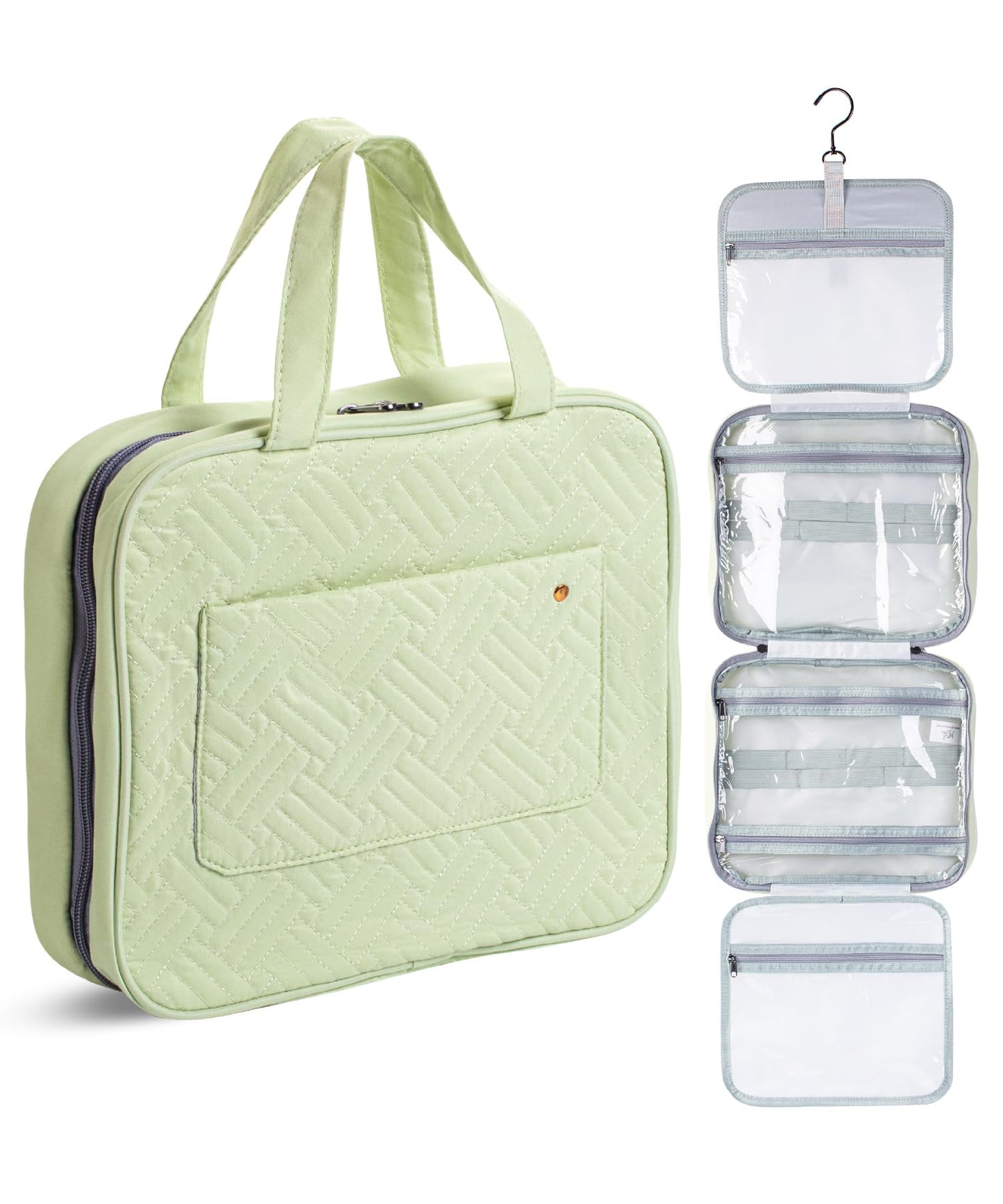 Ms. Pen- Travel Toiletry Bag Organizers, Sage Green