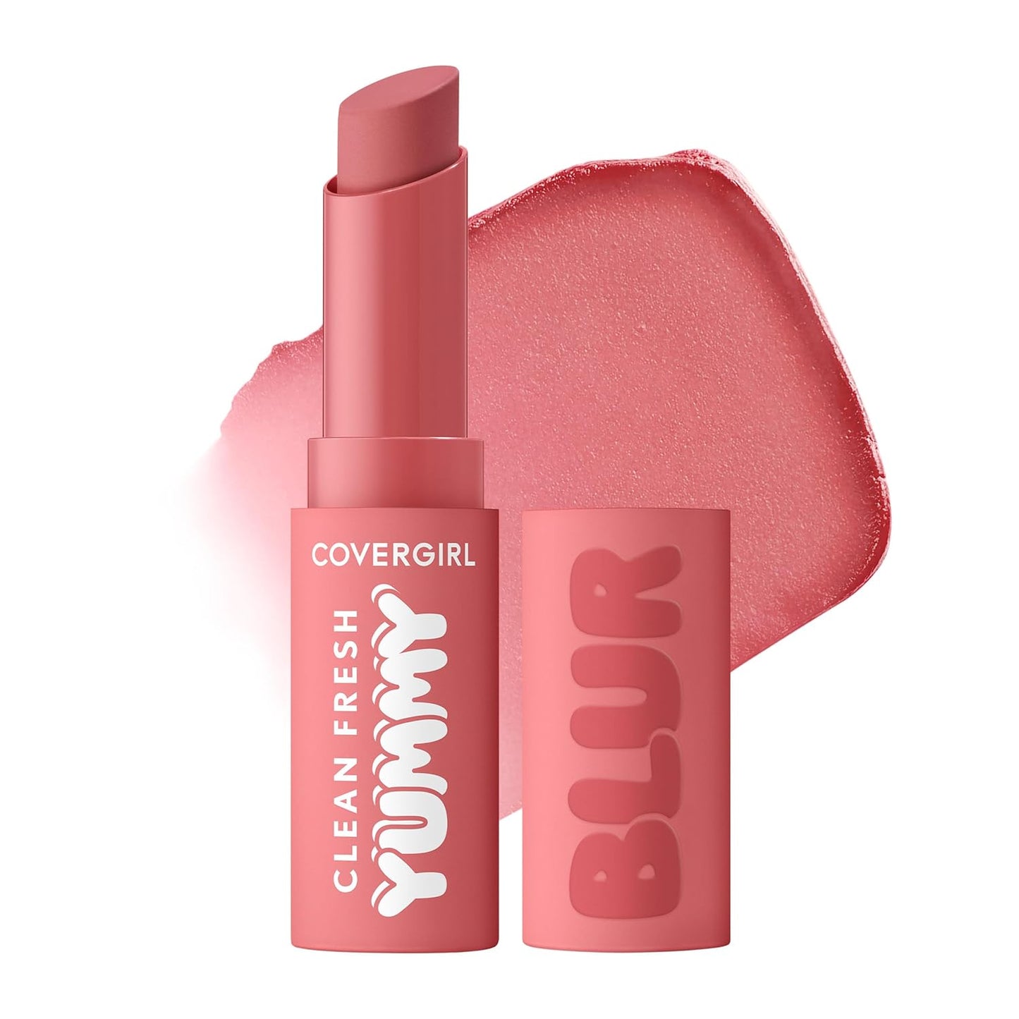 Clean Fresh Yummy Blur Lipstick - Blurring Matte Lip Color, Vegan Formula | 140 Into the Blur (Mauvy Pink)