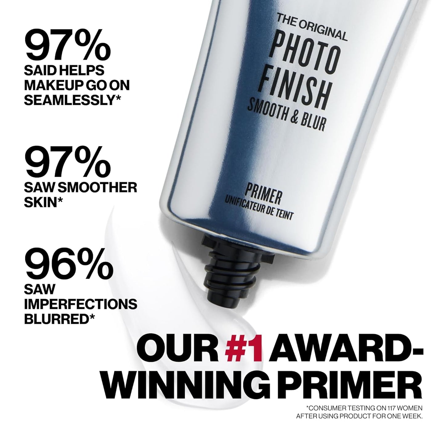 Smashbox Photo Finish Face Primers - Hydrating, Pore-Minimizing & Mattifying | Smooth Skin & Extend Makeup Wear