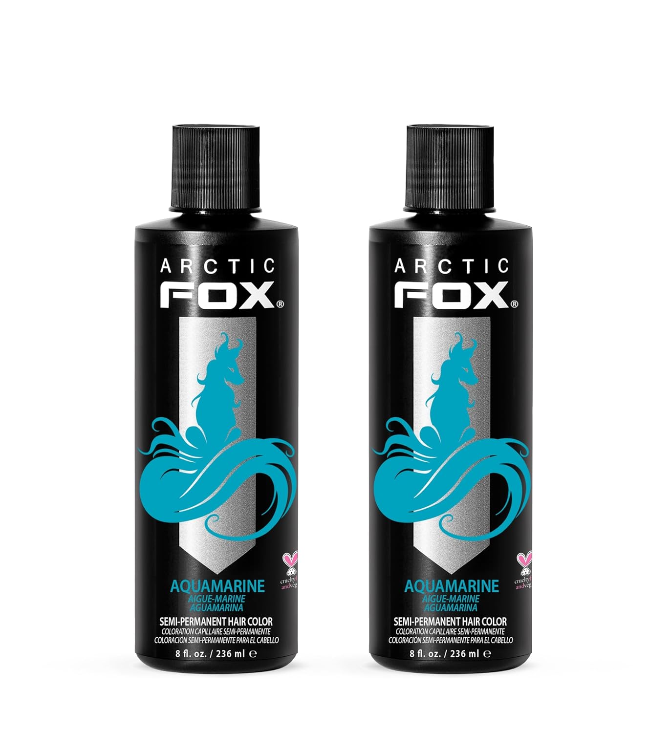 Arctic Fox Semi-Permanent Hair Dye - Vibrant Purple AF Color | Vegan, Ammonia-Free, 4 Fl Oz