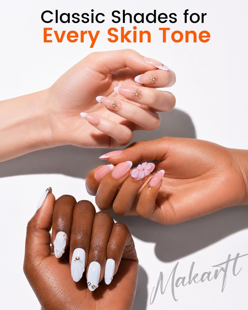 Ultra-Pigmented White Gel Nail Polish - High Gloss 15ml | Perfect for French Tips & Nail Art