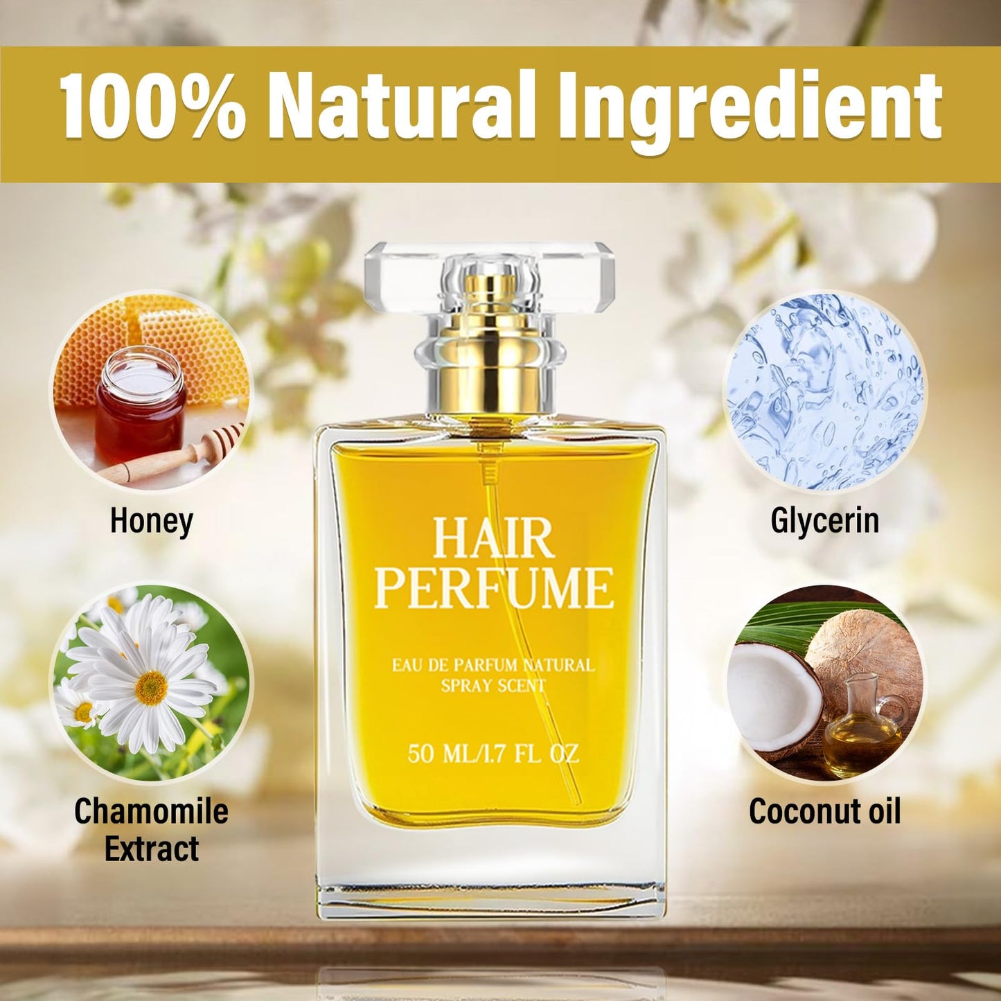 Hajoyful Hair Perfume, Hair Essential Oils Perfume for Women, Pheromone Fragrance for Hair