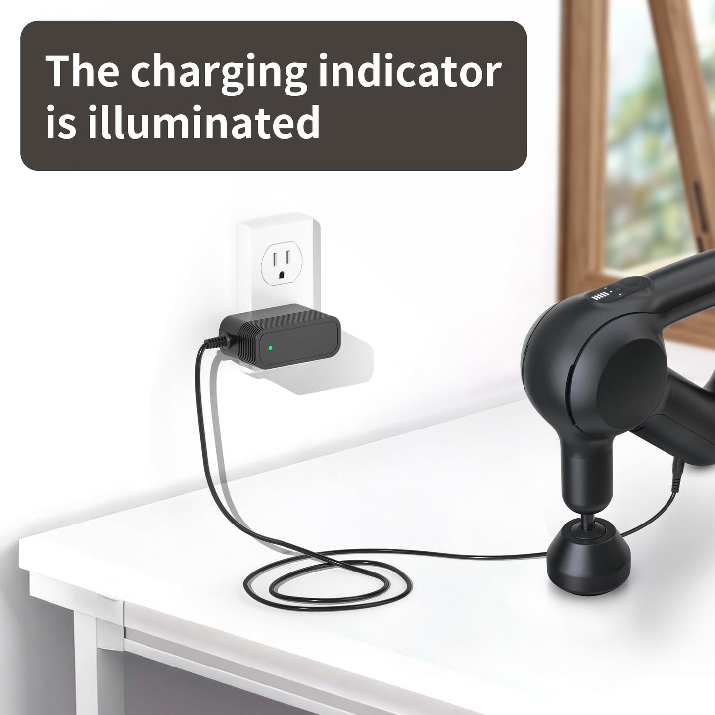 Charger for Theragun Mini 1.0 Compatible with Therabody Theragun Mini 1.0 / Prime G4,15V AC Replacement Power Adapter Supply Cord