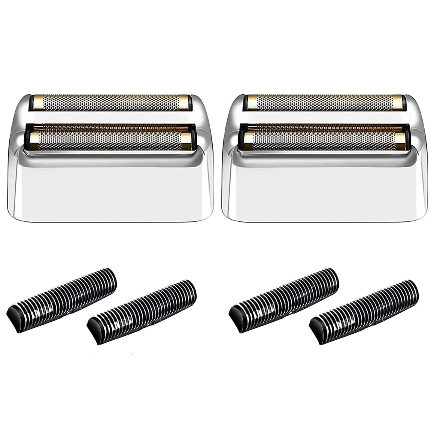 BaBylissPRO Shaver Replacement Foil & Cutters - 2PC Silver Compatible with Double FXFS2