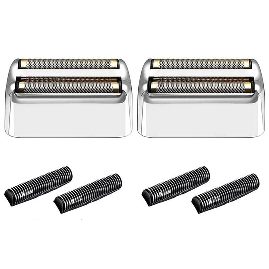 BaBylissPRO Shaver Replacement Foil & Cutters - 2PC Silver Compatible with Double FXFS2