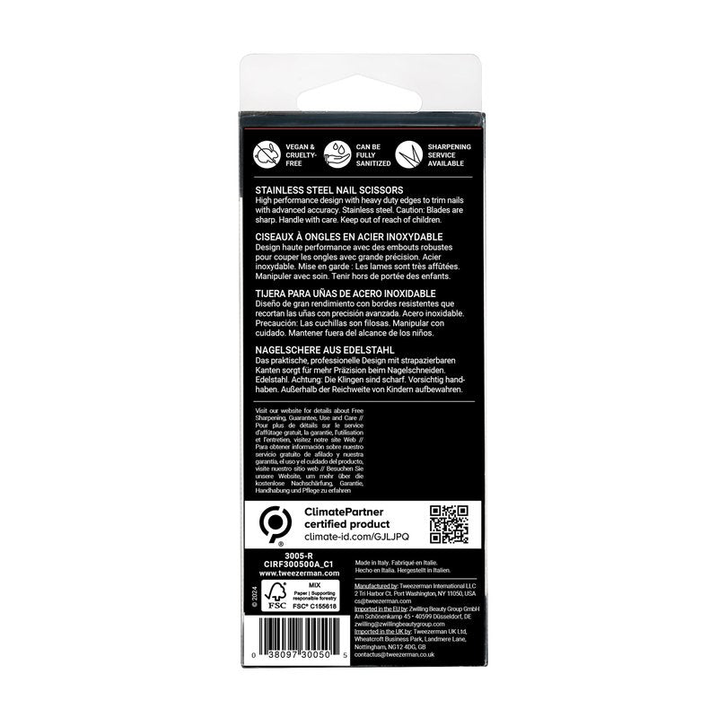 Tweezerman Stainless Steel Nail Scissors