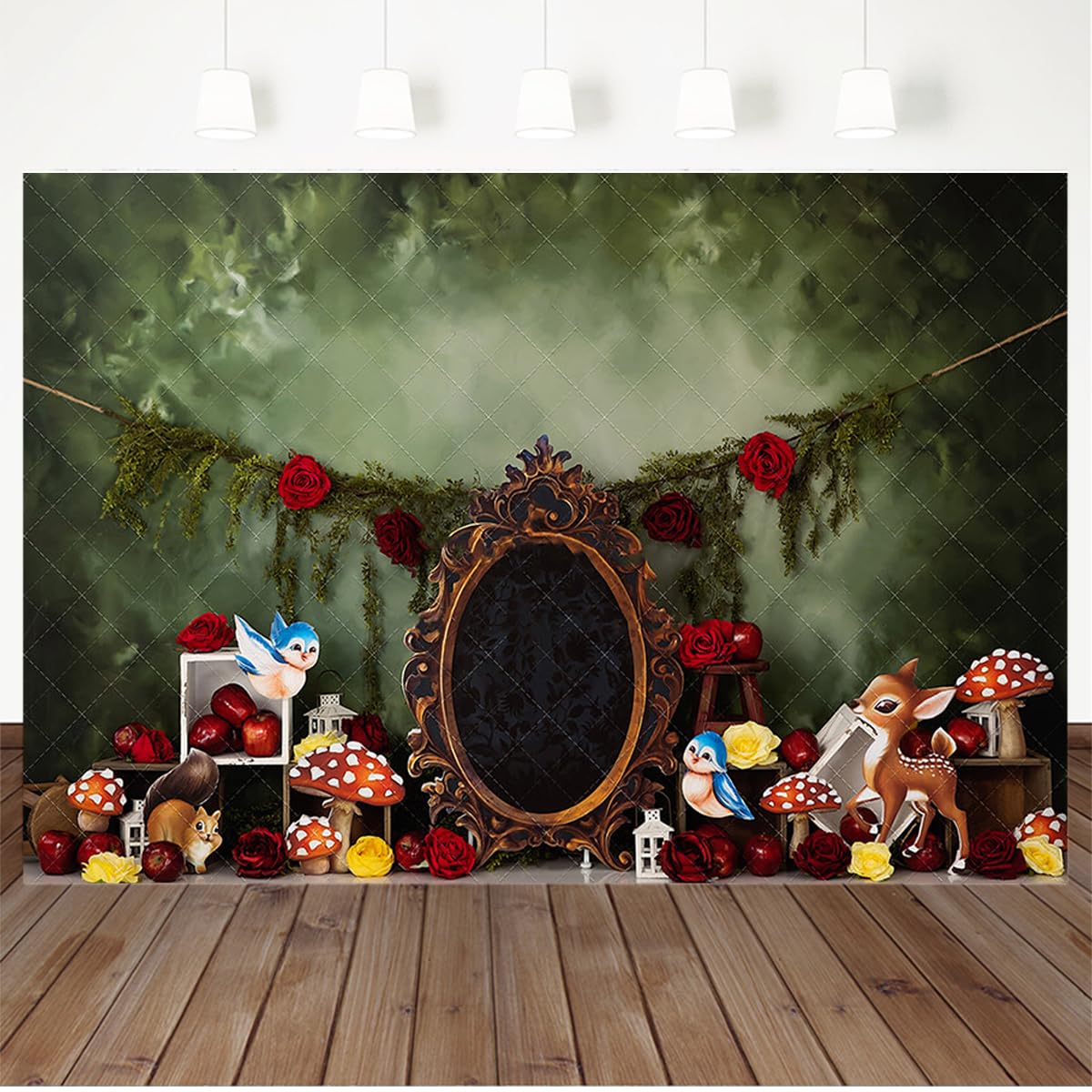 Aurolisa Snow White Princess Photo Background (Princess, 7x5ft)