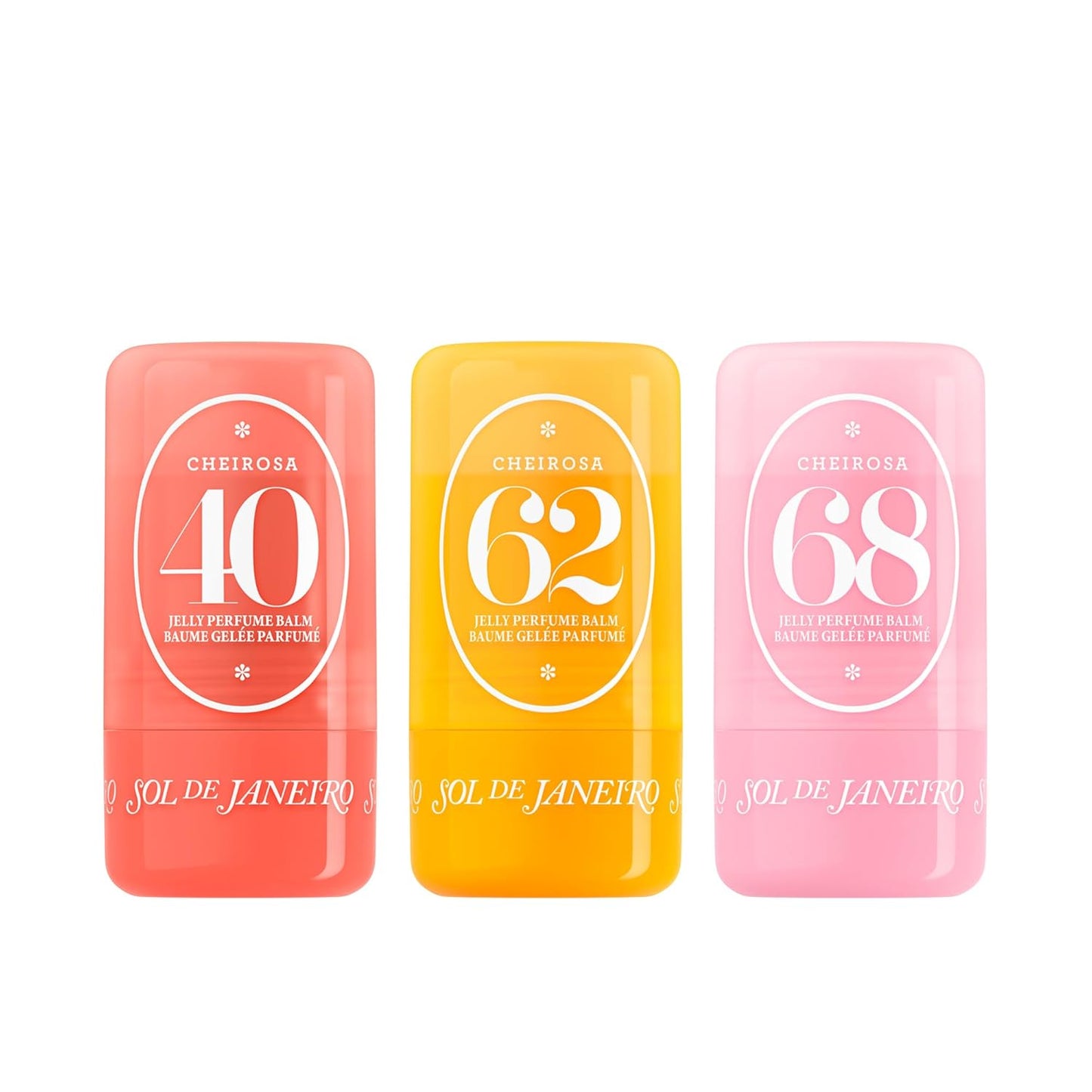 Jelly Perfume Balm Trio - Pocket-Size Solid Perfume Set with Cheirosa 62, 68 & 40