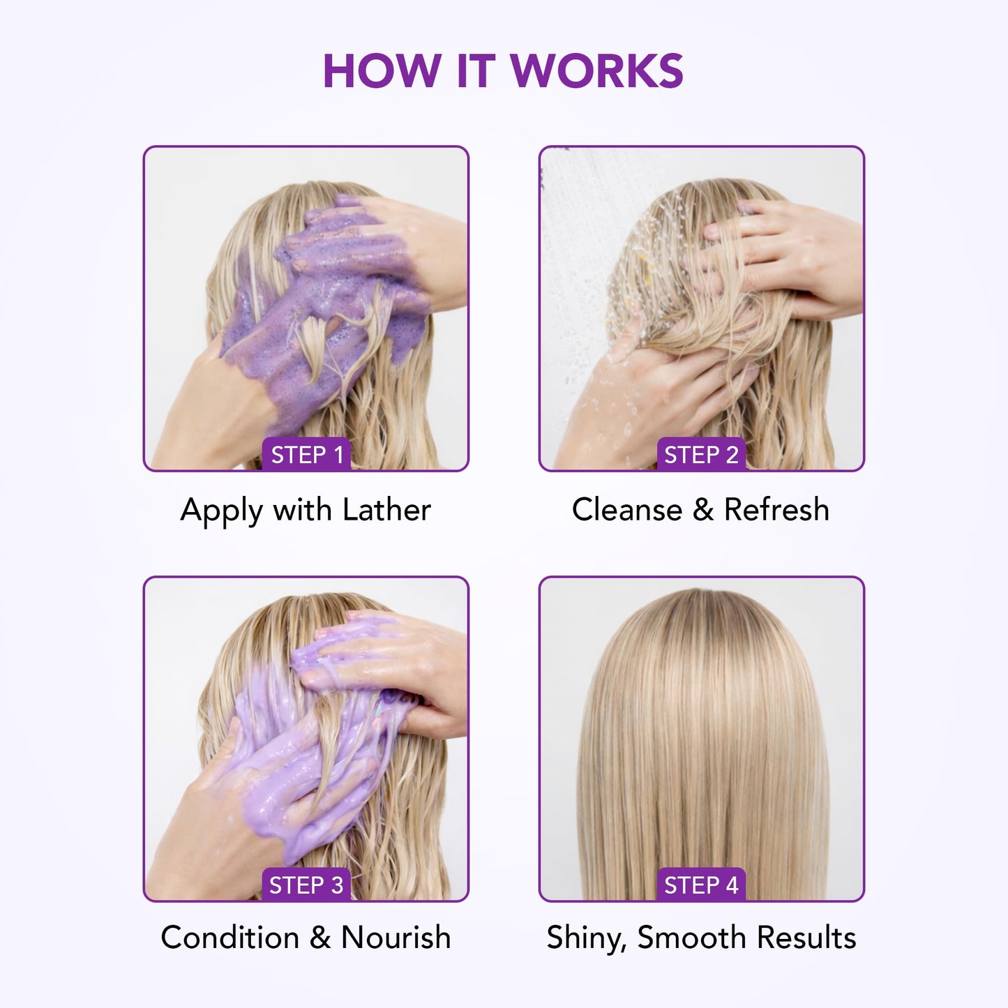 Botanic Hearth Purple Shampoo And Conditioner Set | For All Shades Of Blonde, Silver And Gray Hair | Enhances Highlights | Sulfate Free, Paraben Free, 16 Fl Oz Each