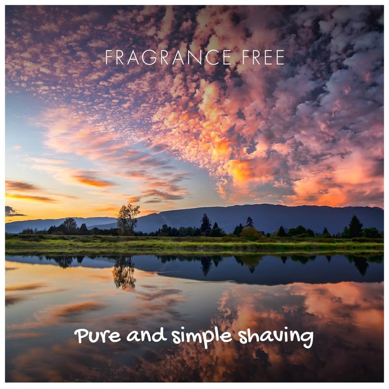 Friendly Soap Handmade Natural Fragrance Free Shaving Soap - Smooth, Gentle, sensitive 95g