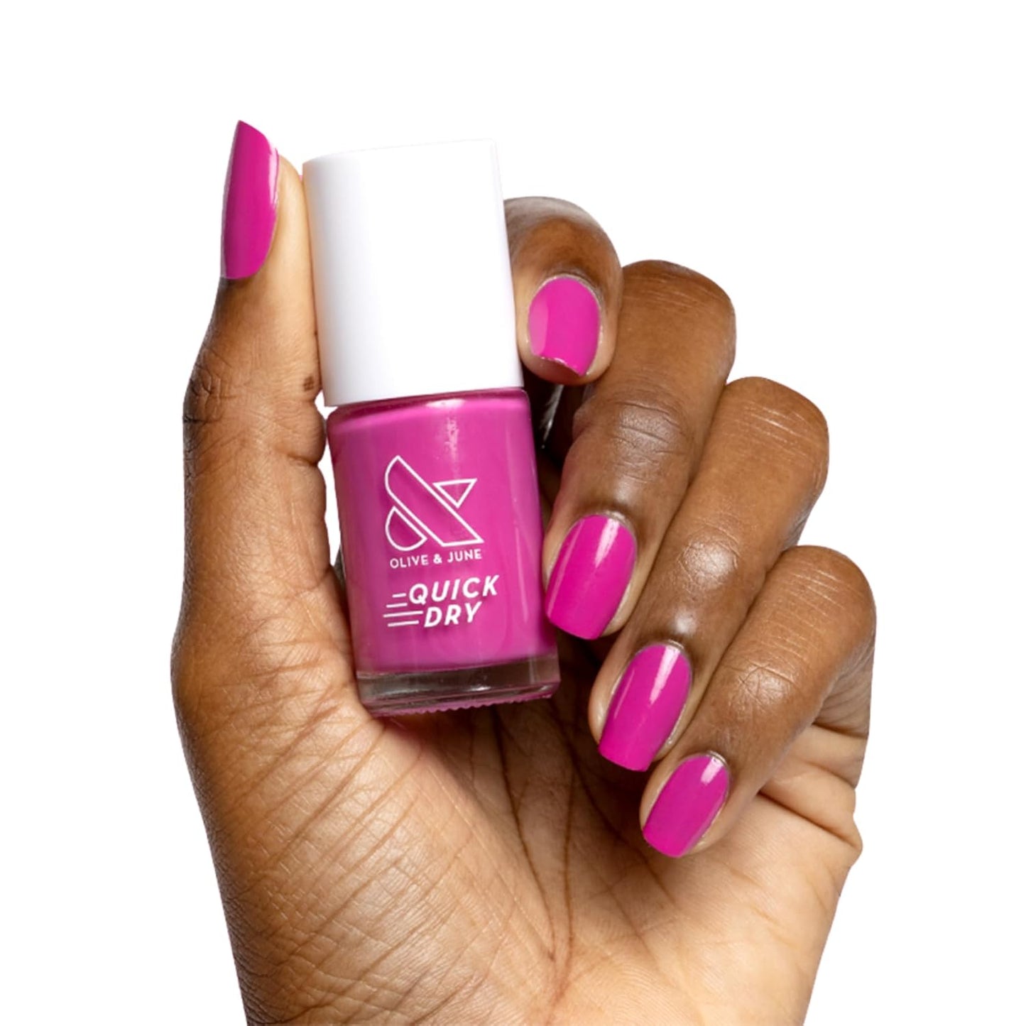 Quick Dry Summer Nail Polish - Vegan, Cruelty-Free | Charming Periwinkle Shimmer | Lasts Up to 5 Days