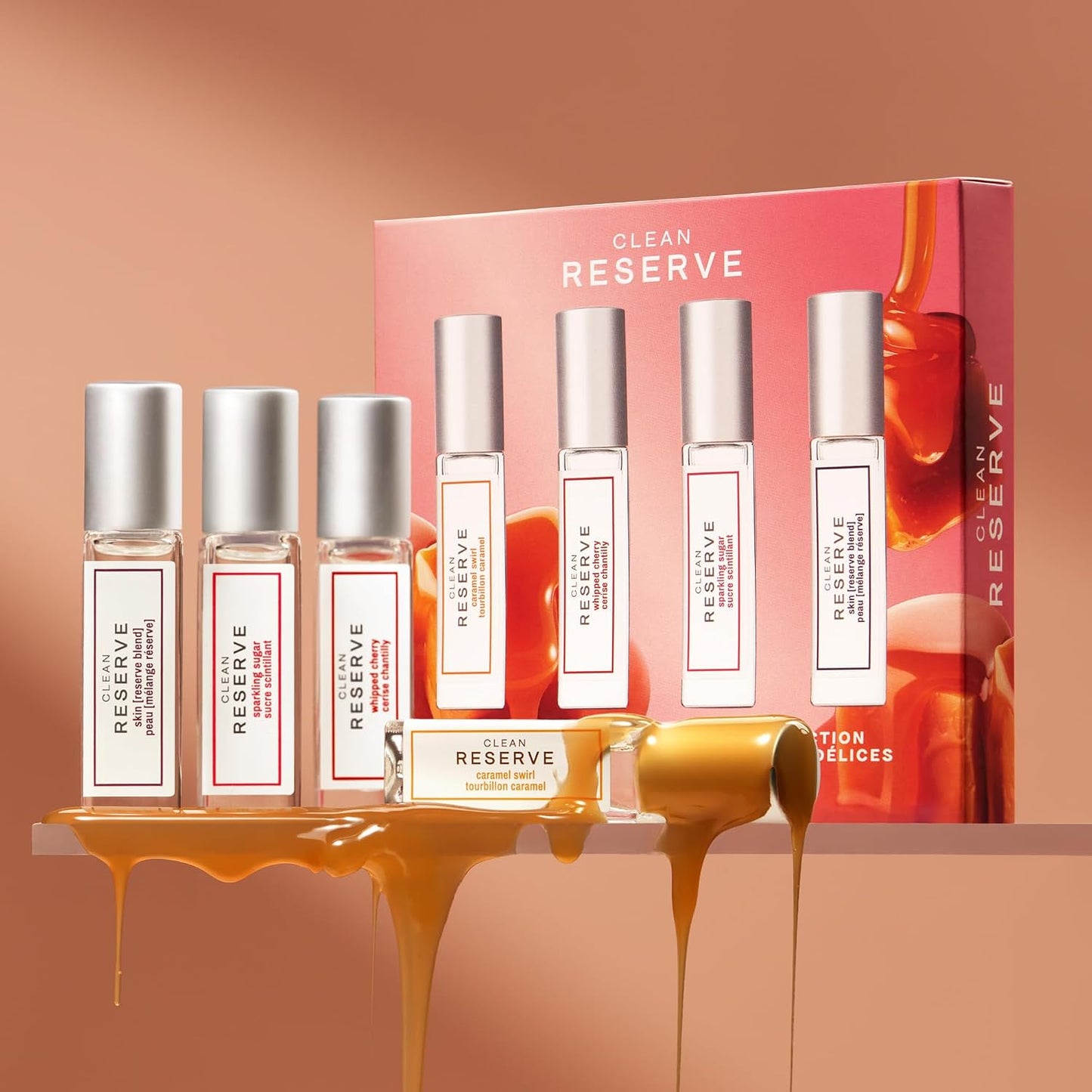 CLEAN RESERVE Fragrance Discovery Gift Set - Layerable Travel Mini Perfumes | Vegan & Long Lasting