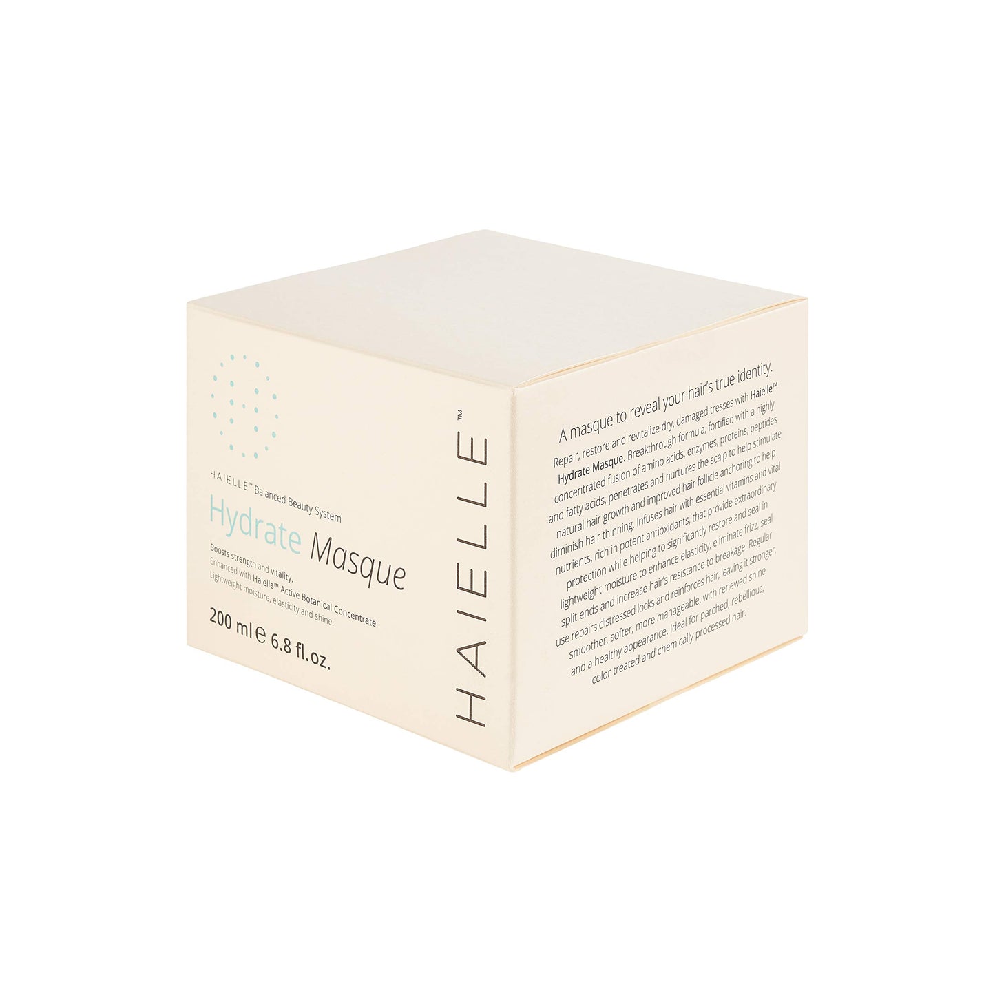 HAIELLE Hydrate Masque Hair Mask for Dry Damaged Hair and Growth Stimulation Deep Conditioning Treatment 200 ml / 6.8 fl oz