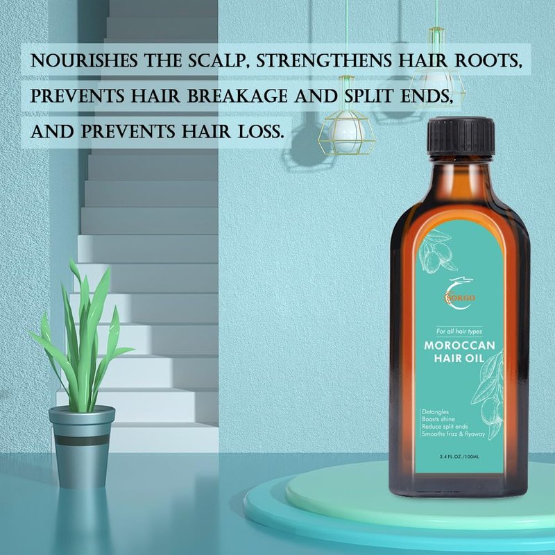 Moroccan Argan Treatment Hair Oil - Extra Strength for Split Ends & Frizz | 100ml