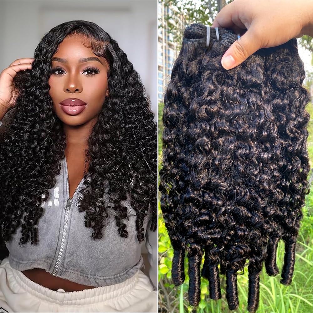 Burmese Curly Hair Bundles - 100% Unprocessed Raw 15A Kinky Curly Weave | 18-20-22 Inch, Natural Color