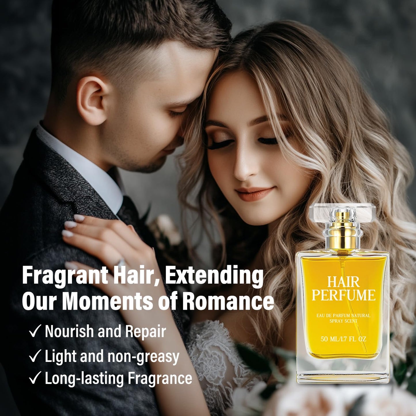 Hajoyful Hair Perfume, Hair Essential Oils Perfume for Women, Pheromone Fragrance for Hair