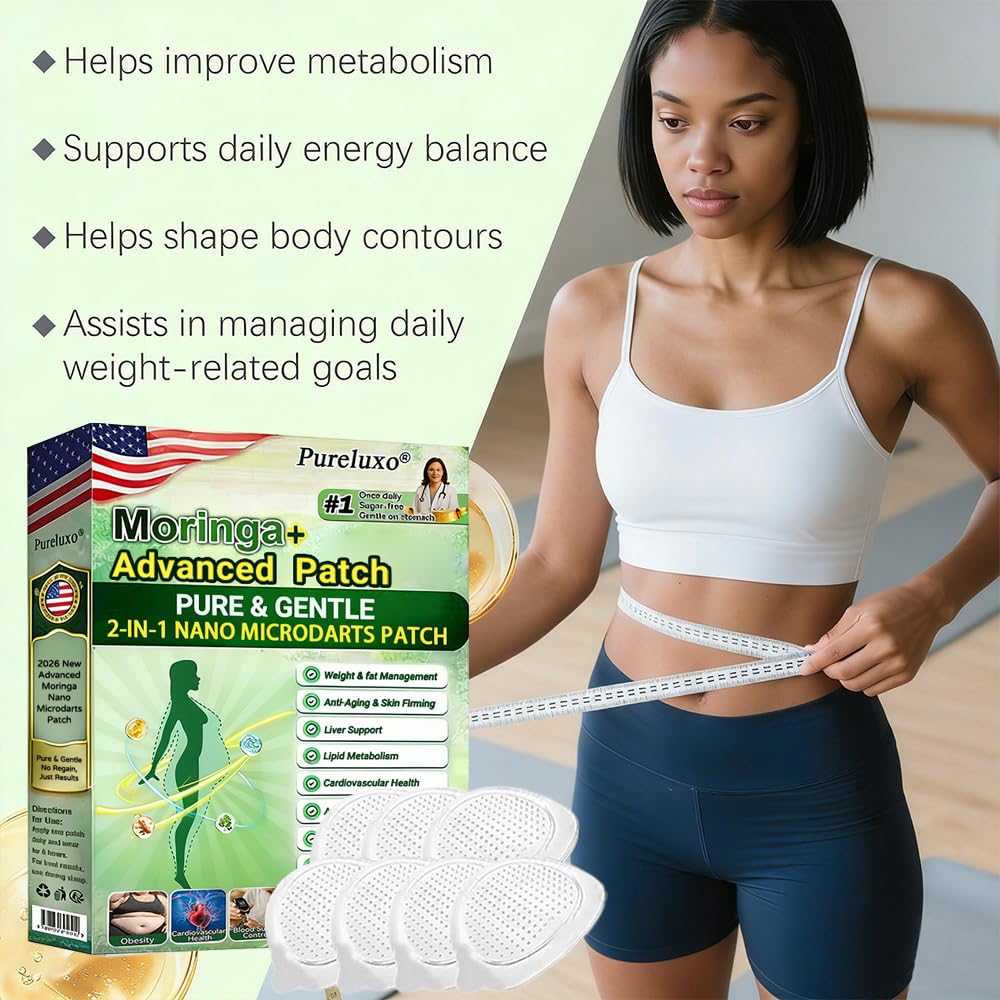 Moringa 10-in-1 Nano Microdarts Patch - Natural Skin Treatment | 3 Boxes for All Skin Types