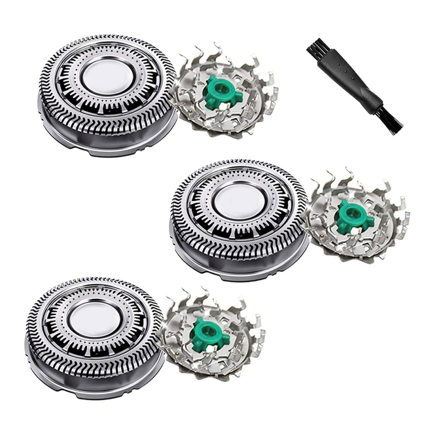 Gleway SH60/72 Replacement Heads Compatible with Philips Electric Shaver for Series 6000 S6810/82, S6850/85, S6880/81, SH60 Replacement Blades Fit for Razors Series 6000, Upgraded Blade 6-Pack