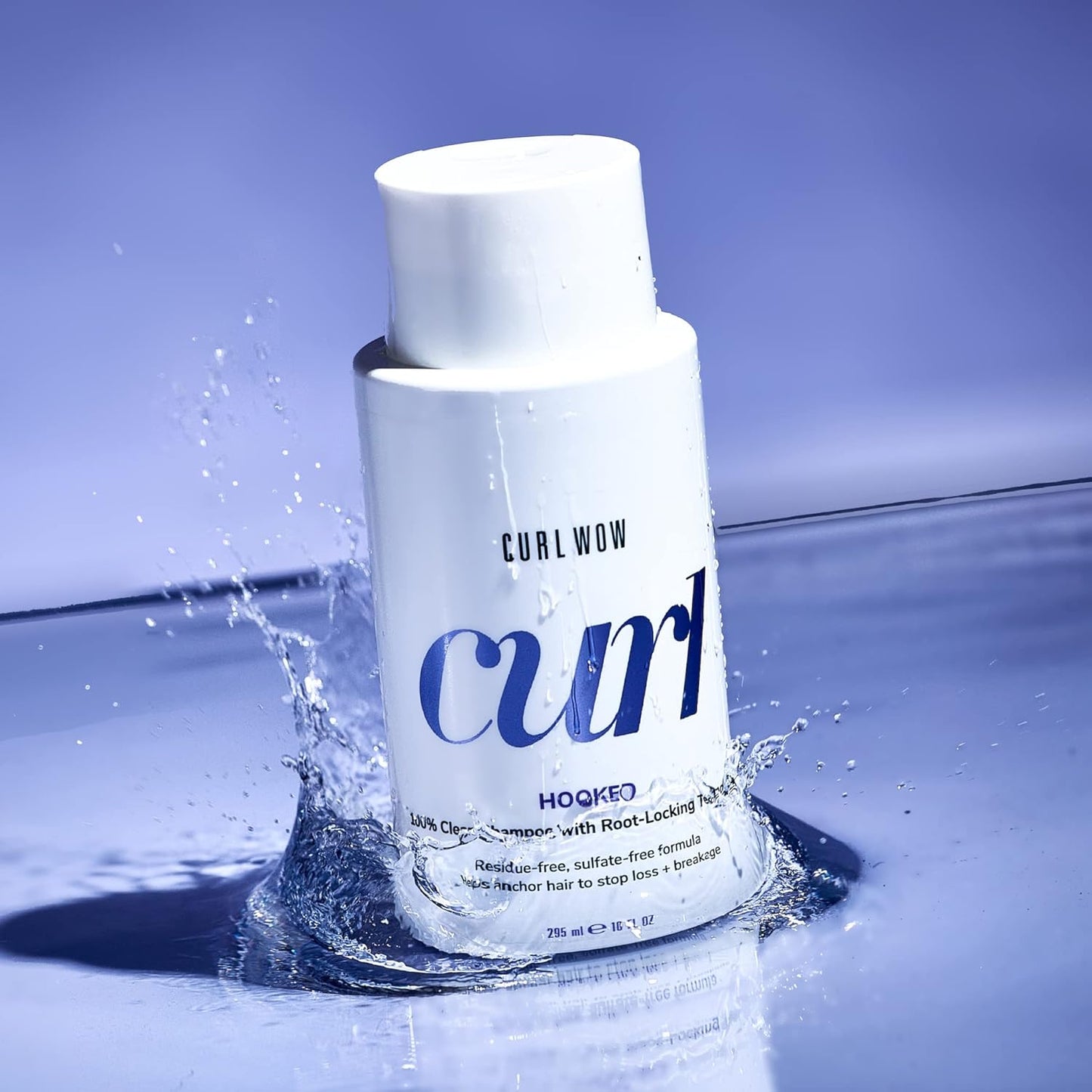 Color Wow Curl Wow Shampoo - 100% Clean, Sulfate-Free Formula with Root-Locking Technology | Rich Lathering, Anti-Shedding Solution