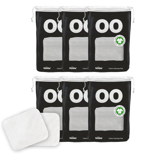 Baby Cotton Pads - Ultra Soft 100% Organic Diaper Change Pads | 360 Count, Lint-Free, Extra Large for Sensitive Skin