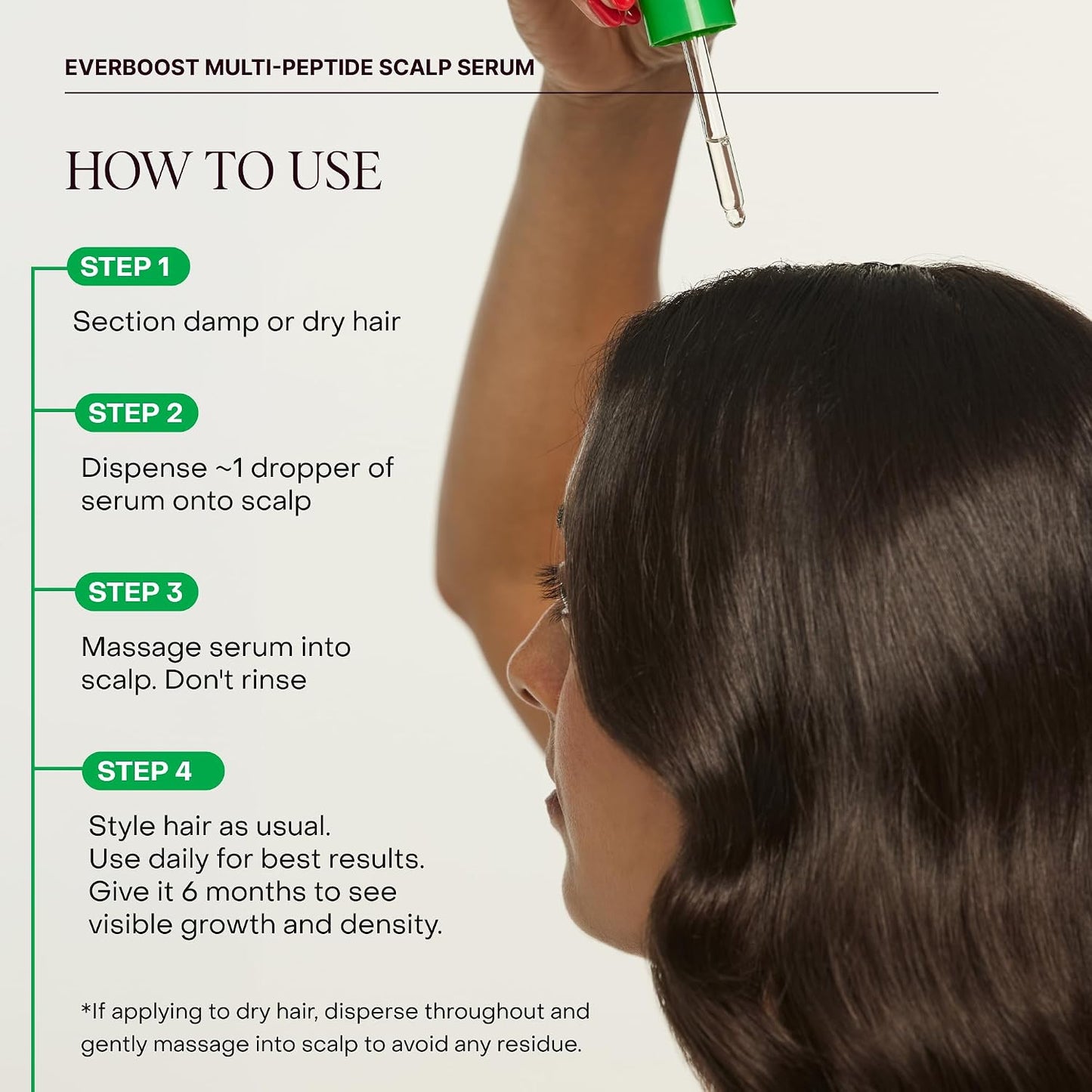 Everist Multi-Peptide Scalp Serum - Peptides & Caffeine for Thicker Hair | 60ml