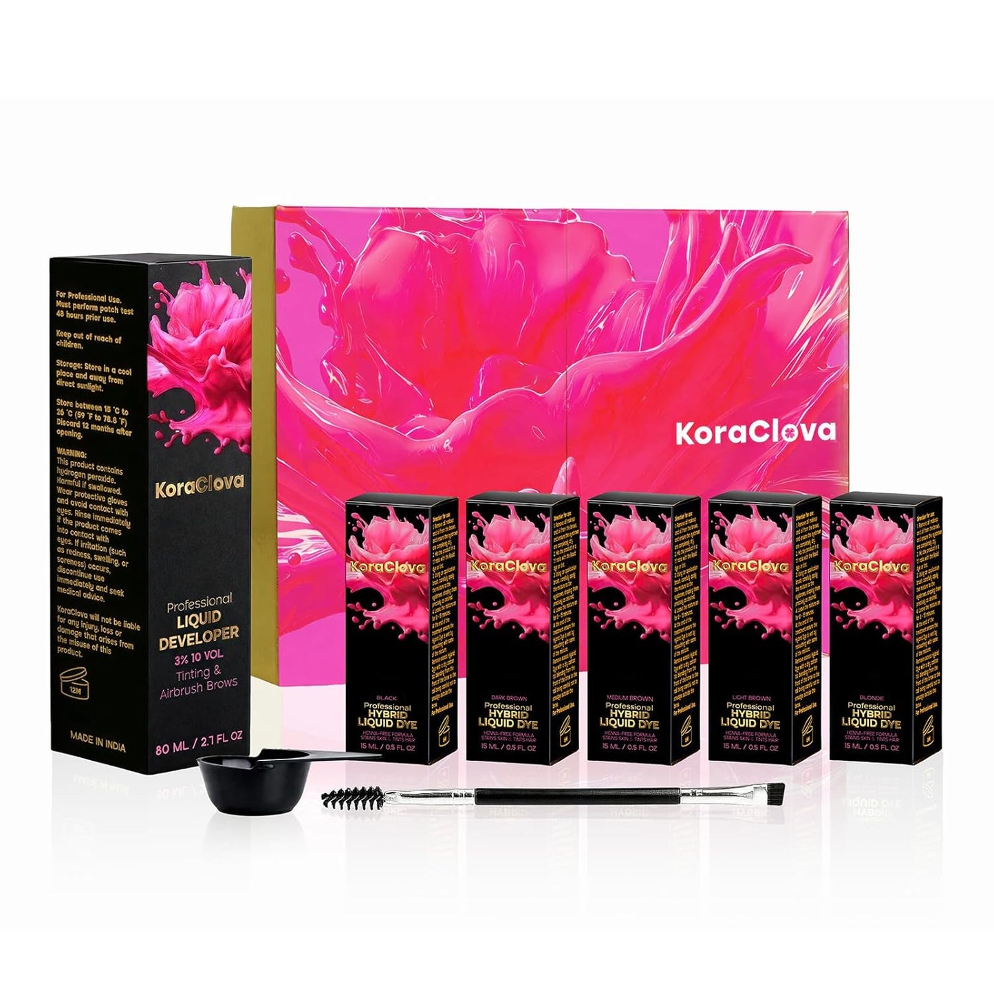 Eyebrow Kit - Professional Hybrid Liquid Brow Makeup for Perfect Shaping