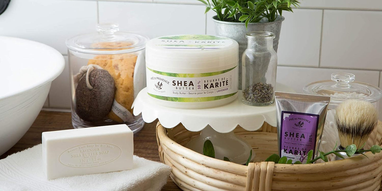 Pre de Provence Shea Butter Hand Cream - Lavender Moisturizing Collection | 75ML Nourishing Formula