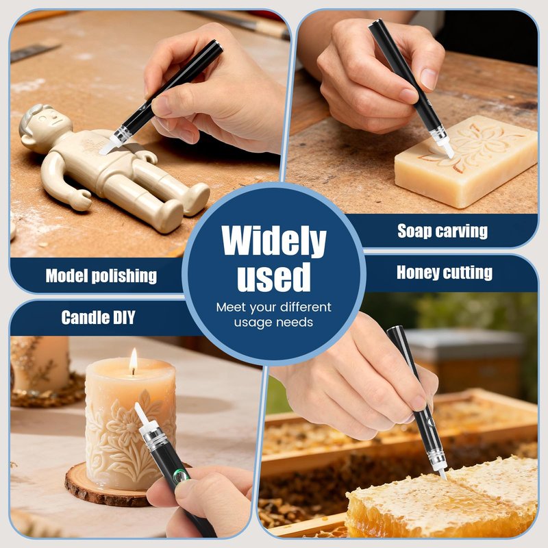 Electric Hot Knife Heat, Cutting Tool Kit with Ceramic Blade, Blade Heating Multi-Tool Ceramic Hot Knife Dab Tool