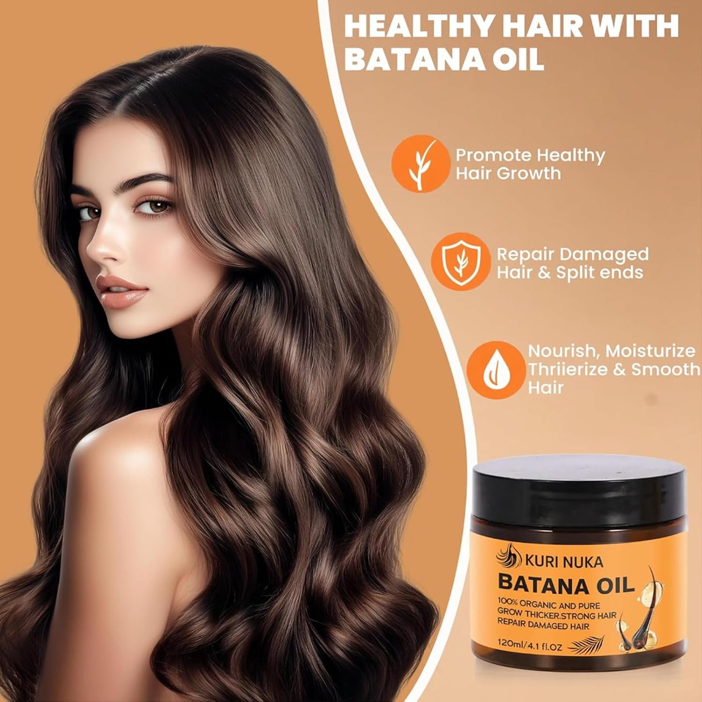 Batana Natural Hair Oil - Nourishing Oil for Hair Growth | 1 oz