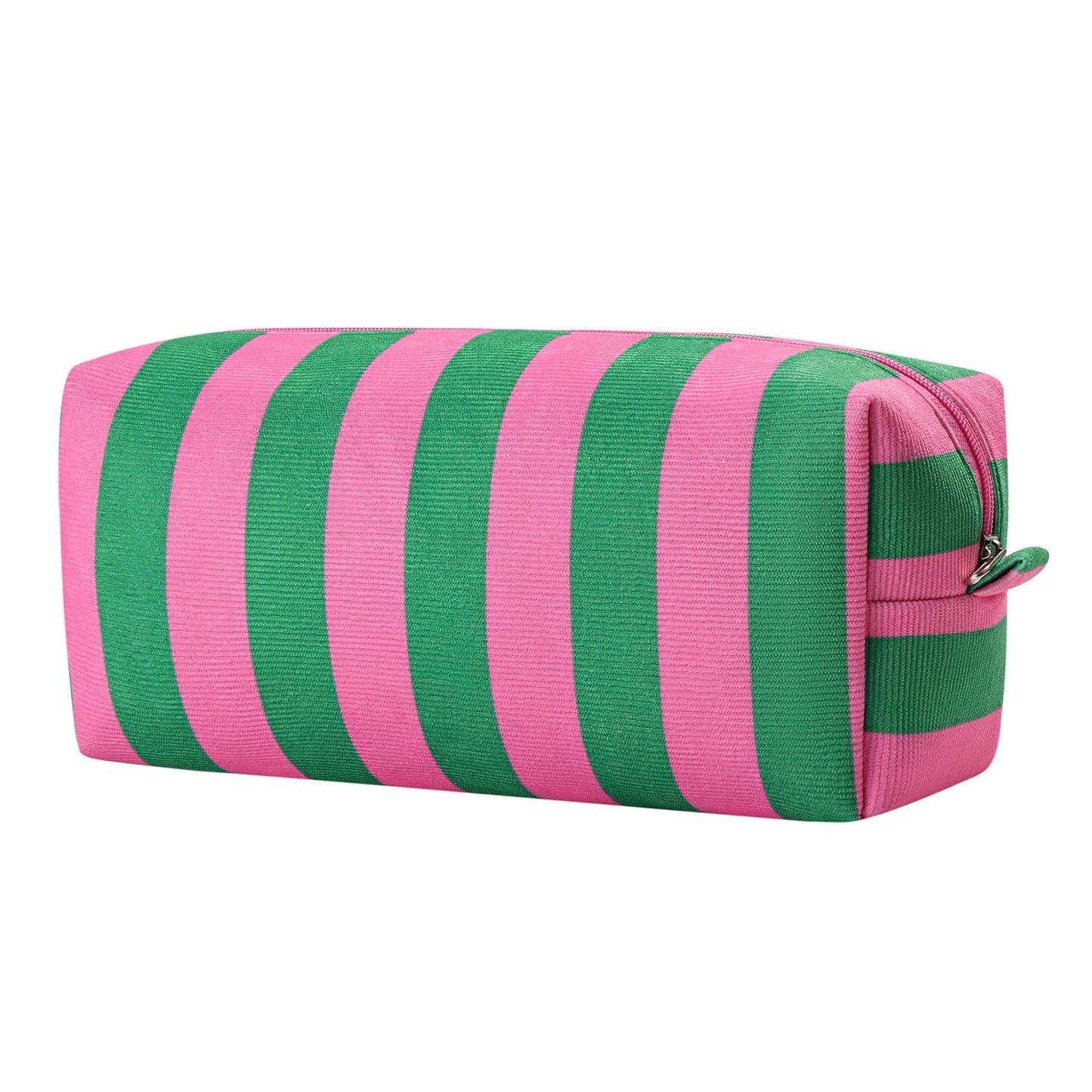 RSRSLEII Striped Hair Tools Travel Bag，Corduroy Hair Dryer Bag, Flat Iron Curling Iron Bag, Aesthetic Foldable Travel Organizer