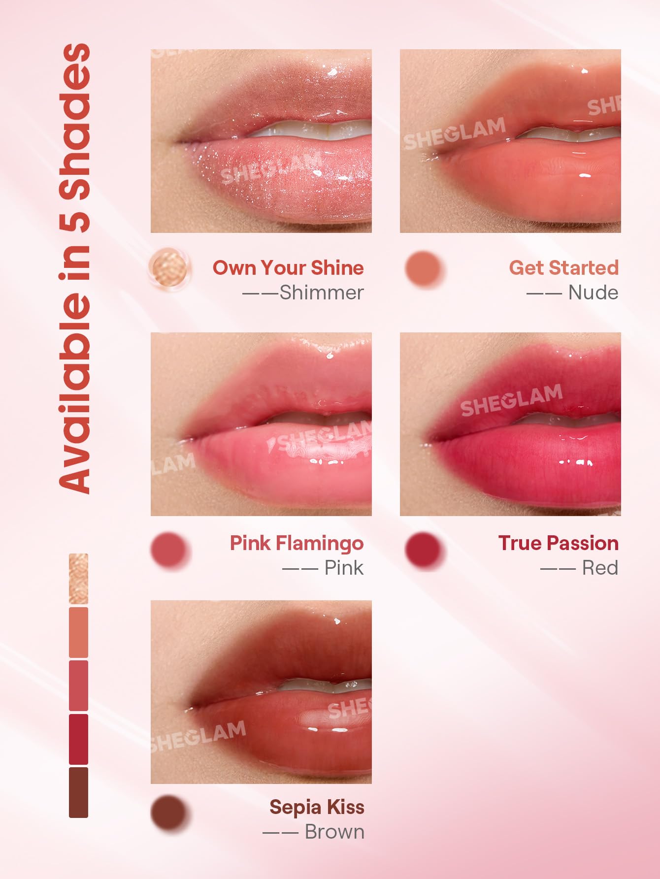 SHEGLAM Booster Shine Plumping Lip Gloss-Sepia Kiss