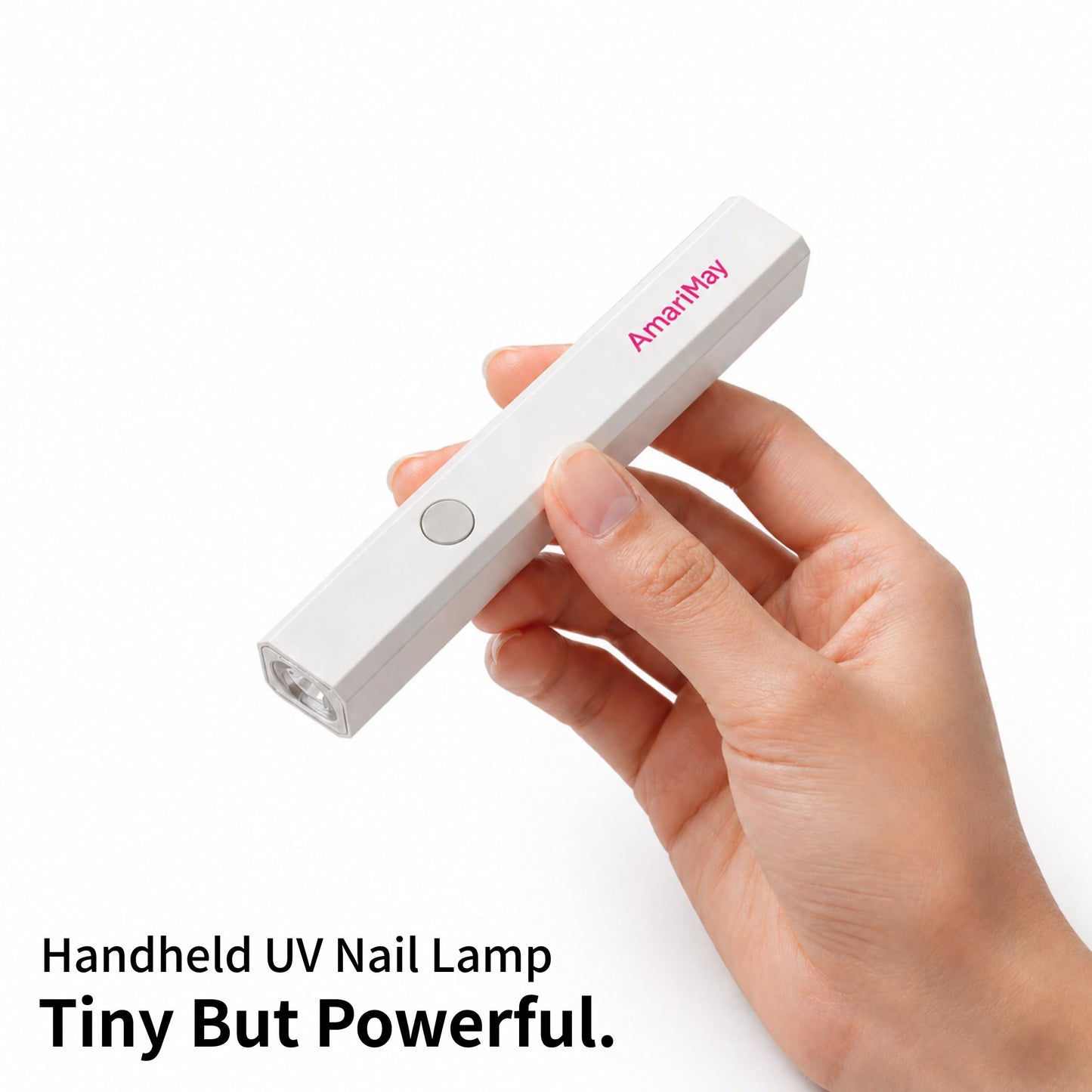 AmariMay Handheld Mini UV Nail Lamp, Timer 20/60s, Portable Cordless Nail Lamp for Gel Nails, Manicure Gel Polish Curing Light, Fast Curing with USB-C Rechargeable Design