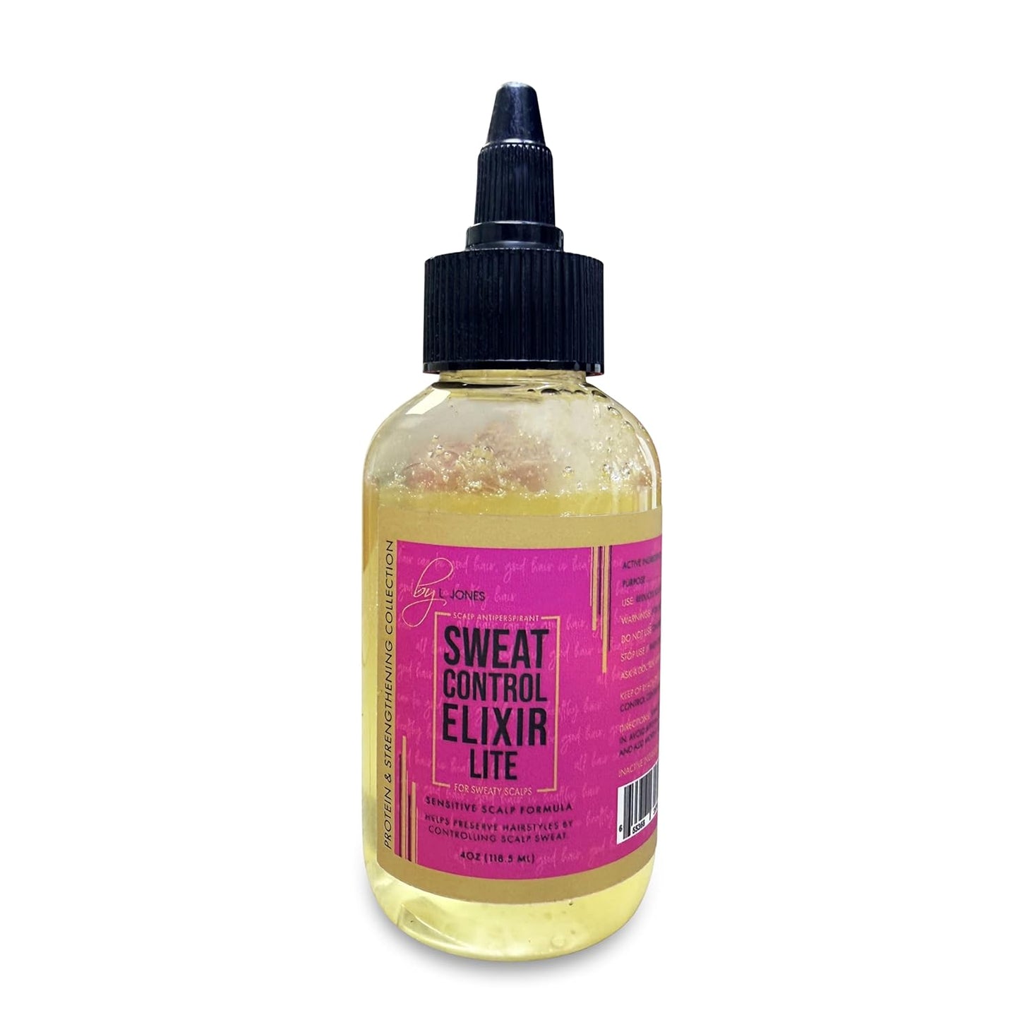 L. Jones Scalp Antiperspirant Serum - Sweat Control Elixir for Silk Presses & Braids | Lite/Sensitive Scalp
