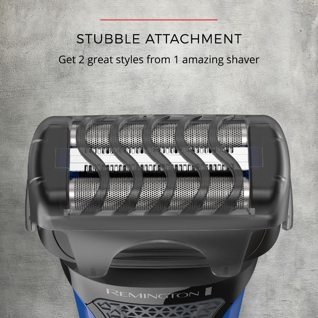Remington Comfort Series Foil Shaver for Men, Electric Shaver, Pop-up Trimmer, Blue, PF7400E