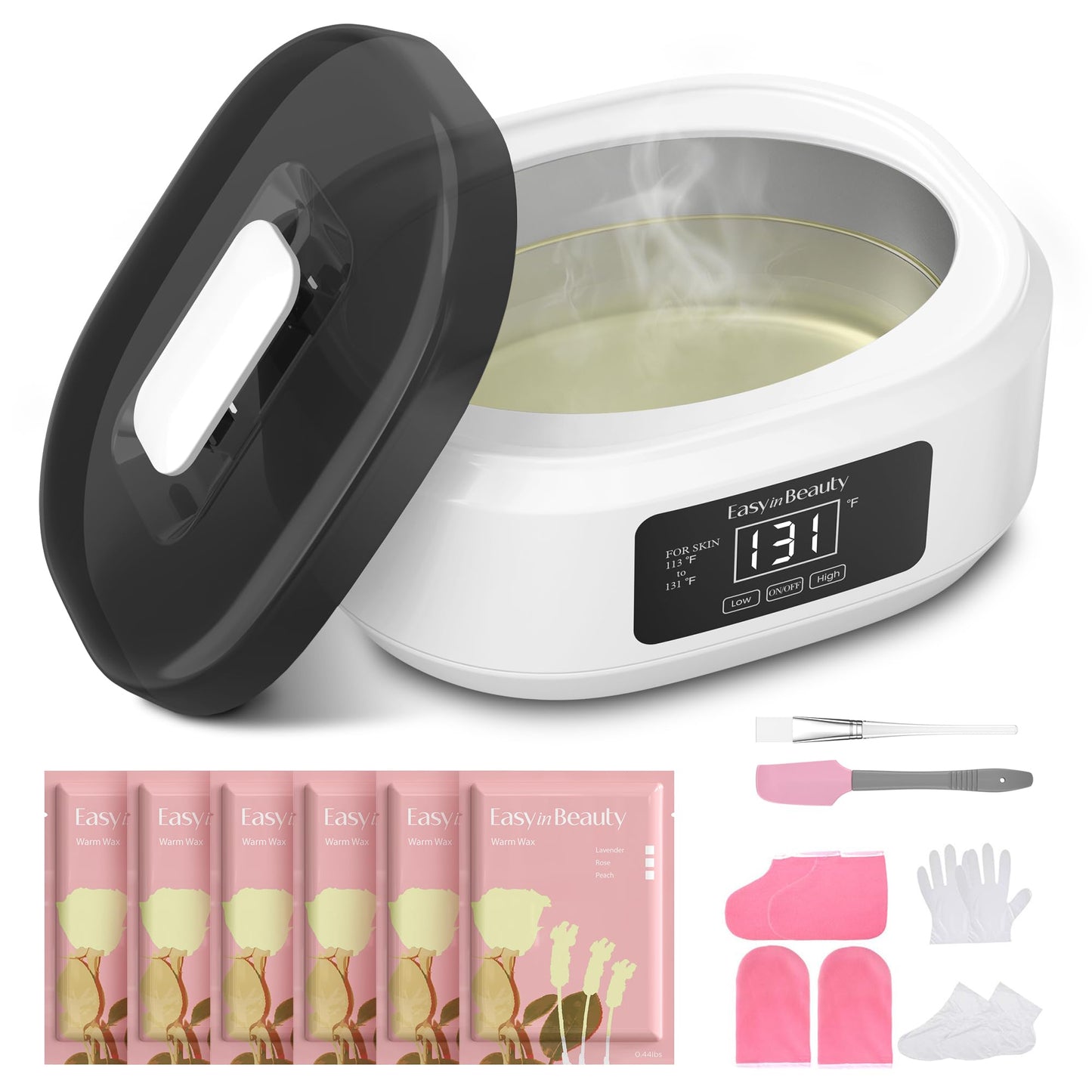EASYINBEAUTY Paraffin Wax Machine for Hand and Feet with Paraffin Wax Kit