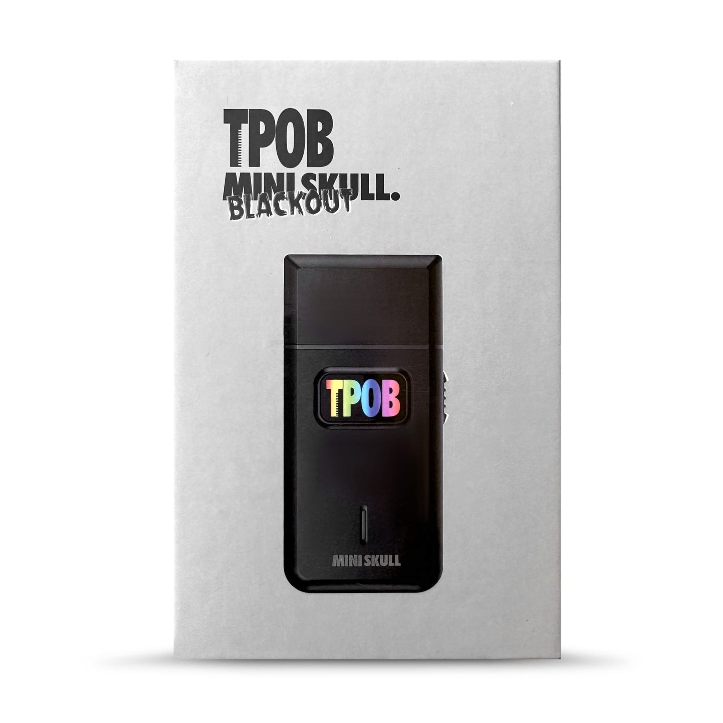 TPOB Mini Skull Single Shaver Compact Design that can fit in Your Pocket with a Turbo Charged Motor, Perfect for Both Professional and at-Home use (Black)