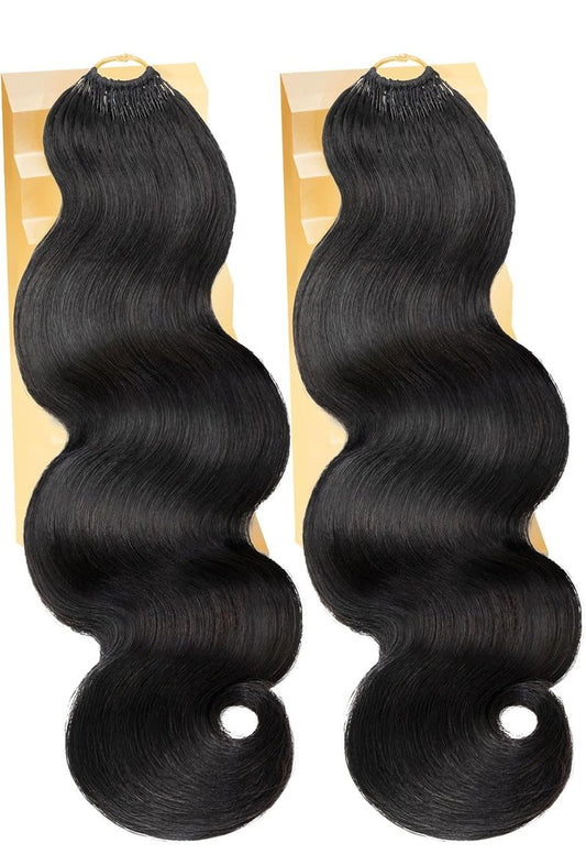 Crochet Hair for Black Women - Feather Burmese Body Wave | 14-16 Inch, Knotless, Lightweight, Tangle-Free, Reusable