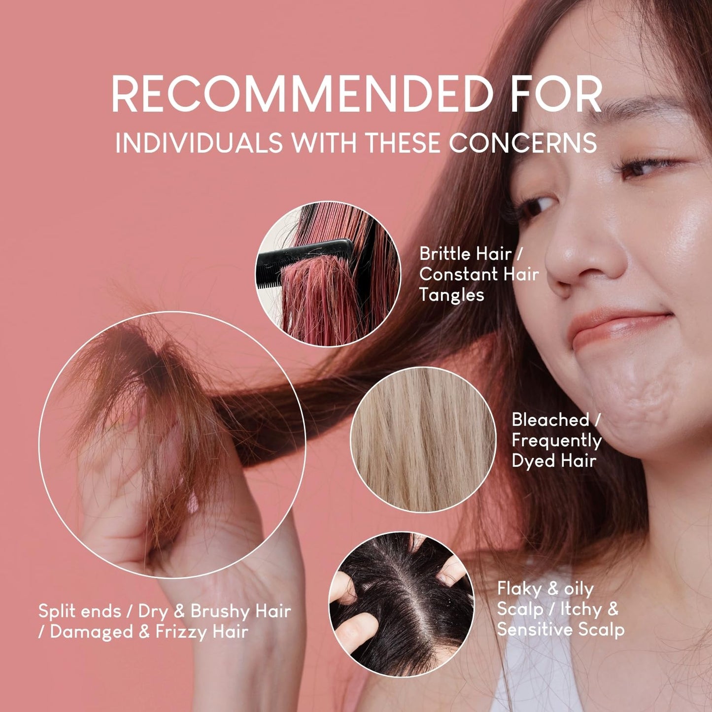 Jung Beauty 7 Second Instant Nourish Water Treatment Hair Conditioner Rinse Out Moisturizing Scalp Care with Camellia Flower Oil Weightless for Dry Frizzy Coarse Strands 500ml 16.9 fl oz