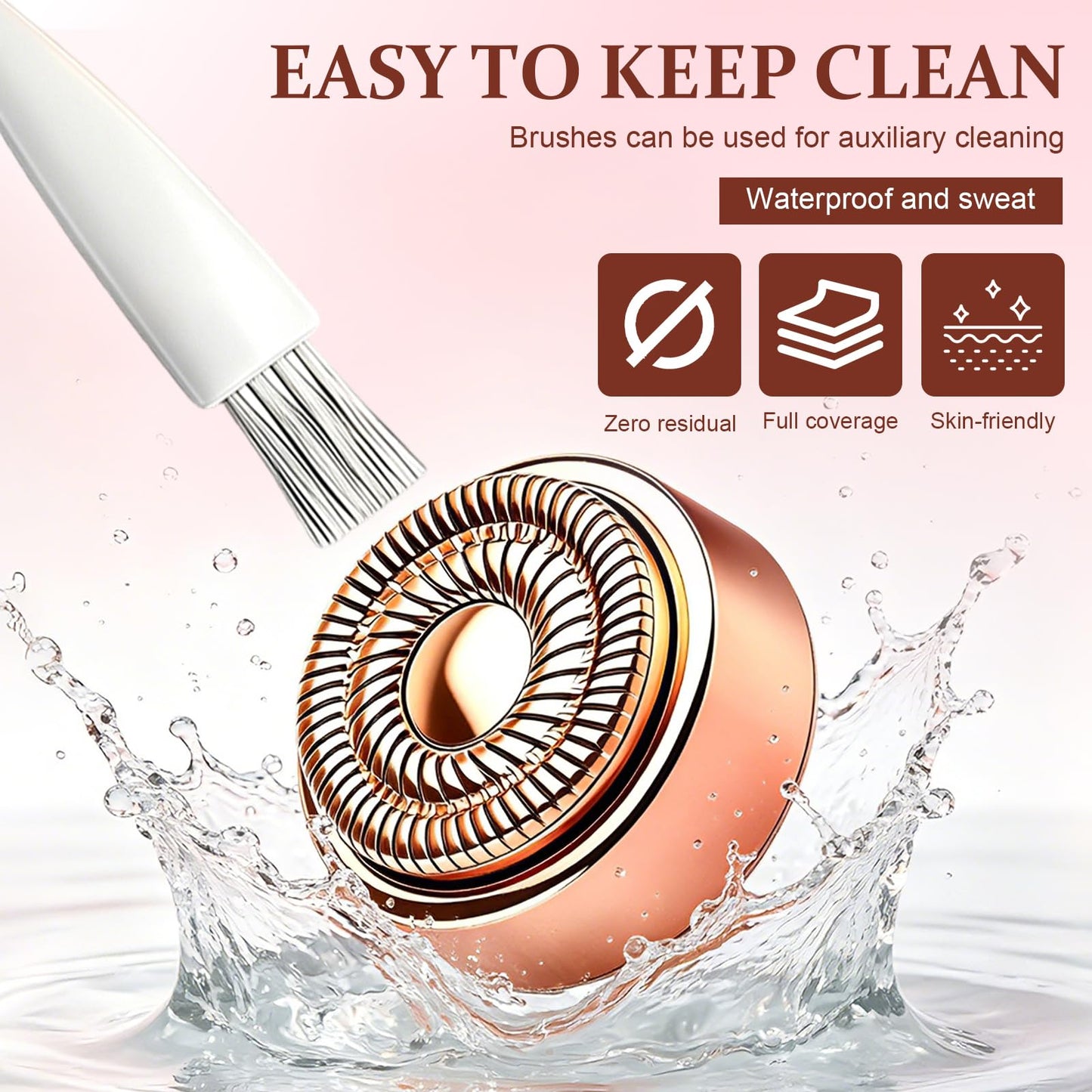 Gen 2 Replacement Heads Compatible with Flawless Facial Hair Remover for Women,Replacement Blades for Finishing Touch Flawless Hair Removal,Rose Gold (Rose Gold/6PCS)
