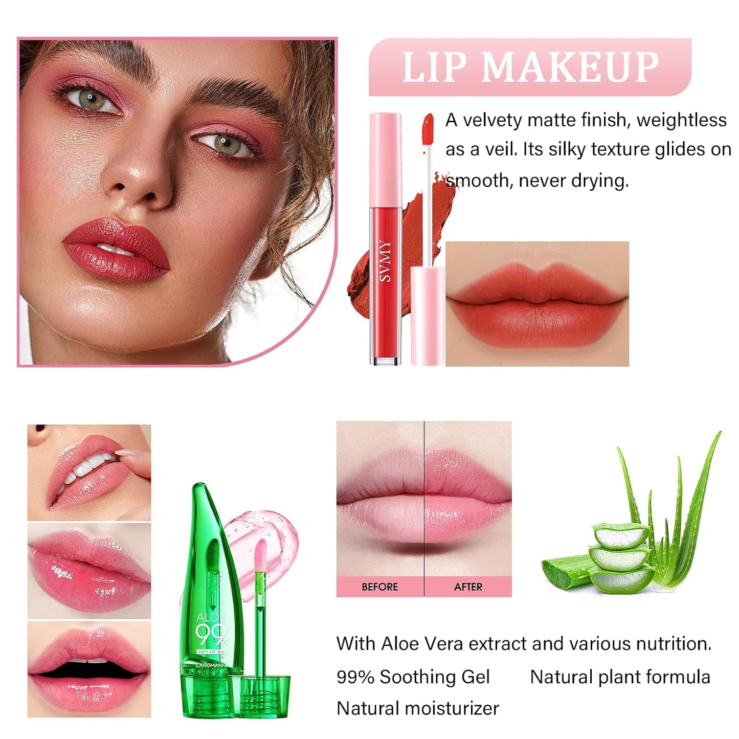 Makeup Set for Women - Complete Makeup Kit for Beginners & Professionals | Travel-Friendly Essentials, Eyeshadow Palette & Lip Gloss