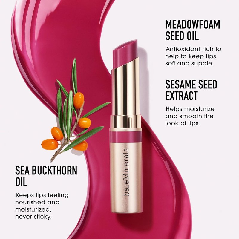 Dewy Lip Gloss-Balm - Hydrating Tinted Lip Gloss & Balm Hybrid | 24HR Hydration, Non-Sticky Finish
