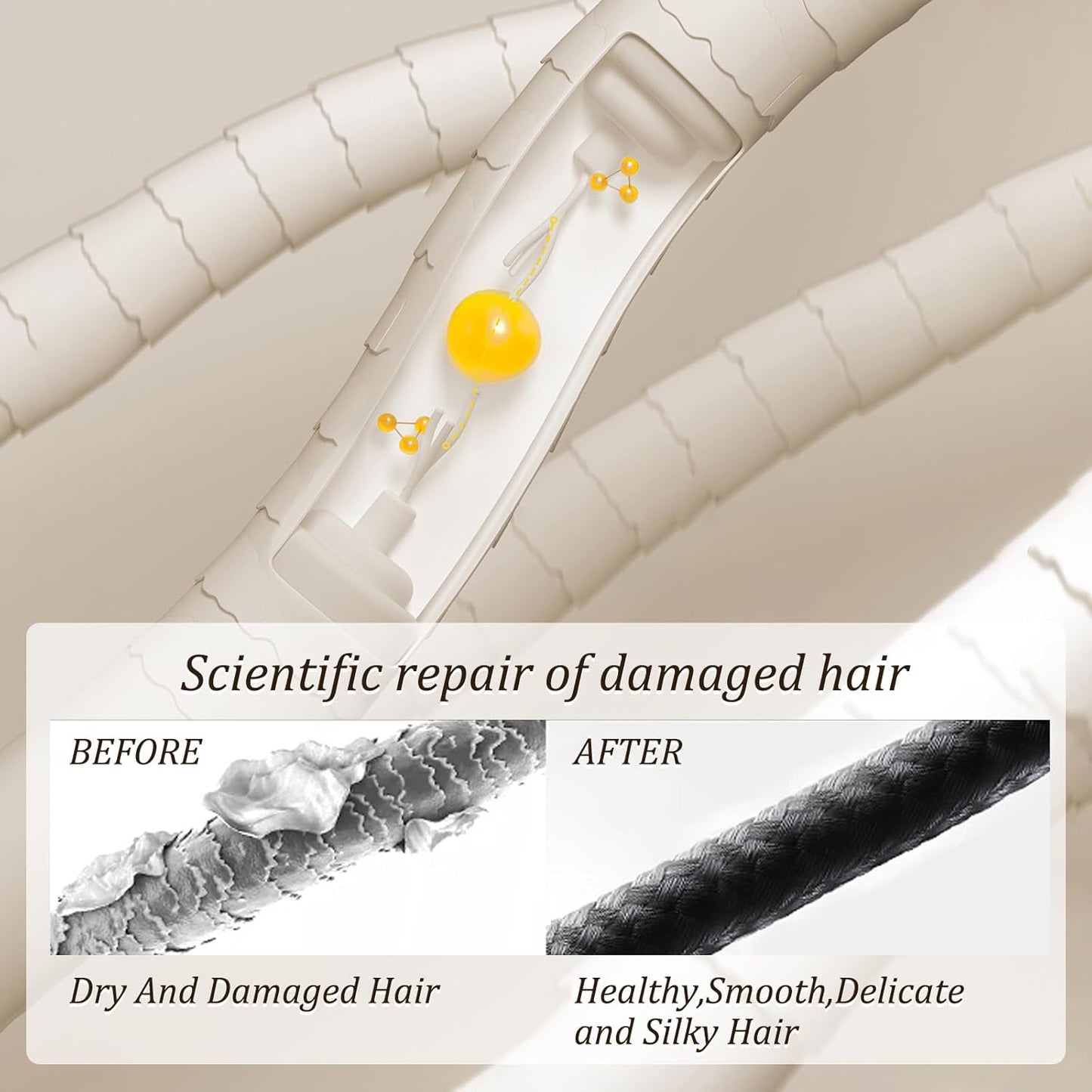 Hydrating Collagen Hair Mask - Deep Repair Treatment for Dry, Damaged Hair | 8.45 Oz