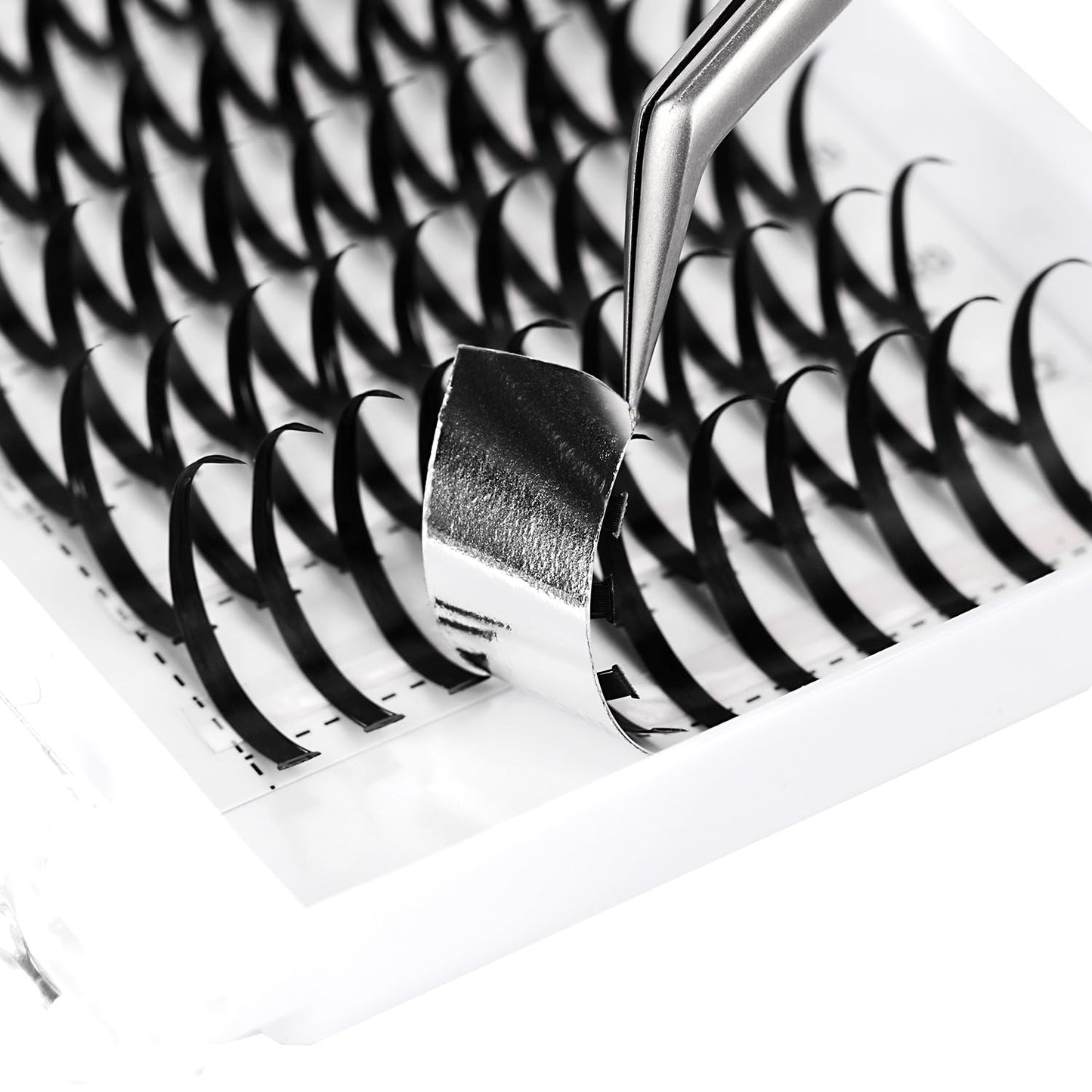 ACTROL Spiky Lash Clusters Individual Lashes 14-22mm Mix Length C Curl Spiky Lash Extensions Premade Eyelash Cluster DIY Spikes Eyelash Cluster Volume Fairy Lash Extension